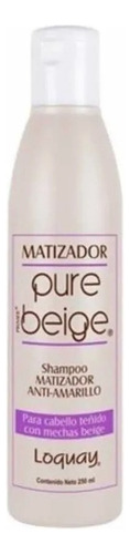 Loquay Pure Beige Shampoo Matizador 250 Ml