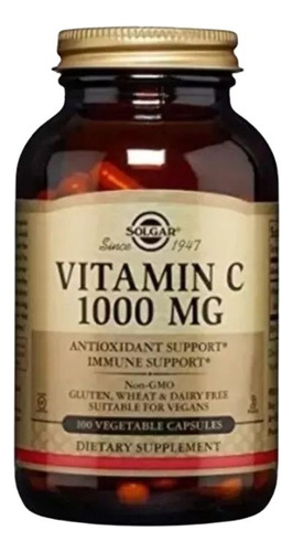 Vitamina C 1000mg X 100 Solgar