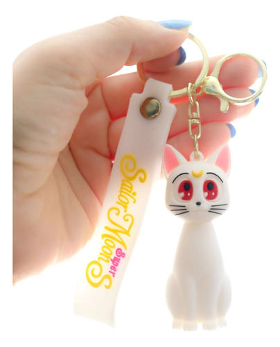 Llavero Goma | Sailor Moon - Gato Artemis