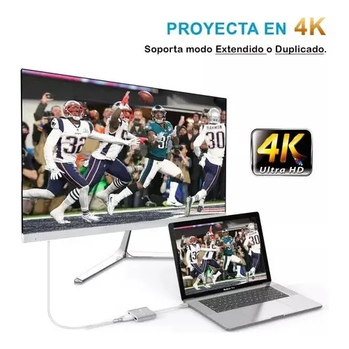 Adaptador Windows Mac Hub Usb-c A Hdmi Usb 3.0 Usb C 3 En 1