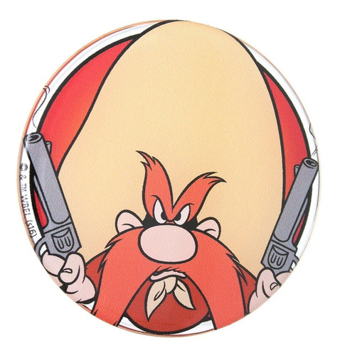 Fan Emblems Looney Tunes Yosemite Sam Car Sticker Domed/mult