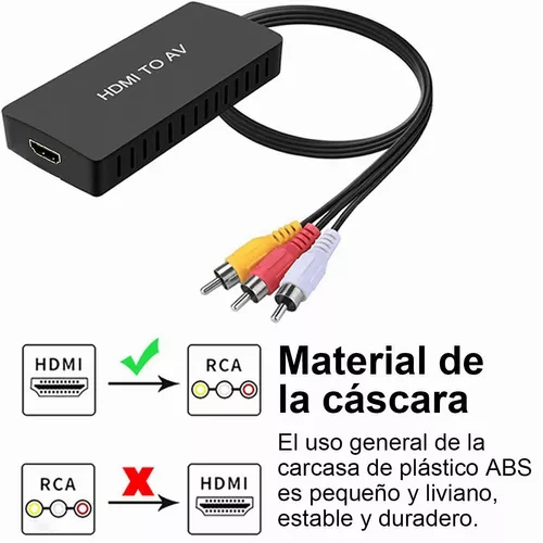 Hdmi Un Convertidor De Rca, Hdmi Av Compuesto