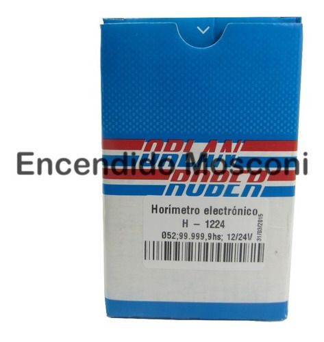Horimetro Cuenta Horas Electrónico Orlan Rober 52 Mm