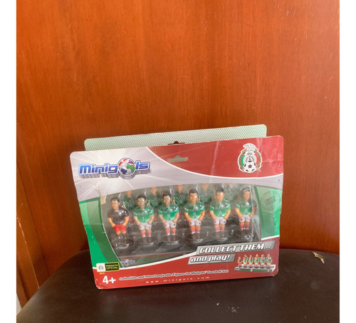 Figuras Minigols (11) Tri Selección Mexicana 2014. De Lujo.