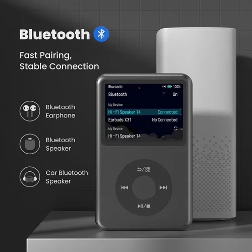 Leitor De Mp3 Innioasis Y1 Bluetooth Video Negro | MercadoLivre