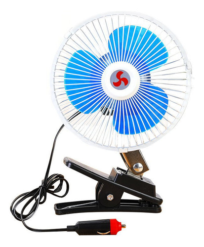 Ventilador Portátil Para Coche, Mini Eléctrico, 12 V, Azul