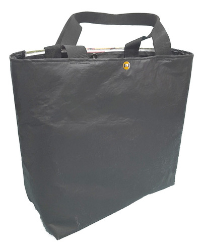 Bolsa Eco Cartera Tote Bag Jim Morrison The Doors 30x30 Negro Cuerina Oro Negro