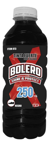 Tinta Fuerte Para Calzado Bolero Negro 250ml