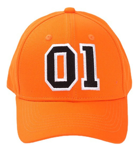 Gorro Unisex Para Cosplay De General Lee 01, Algodón, Naranj