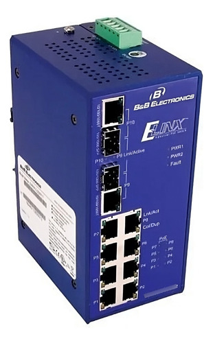 B+b Smartworx Eirp410-2sfp-t Ethernet Switch