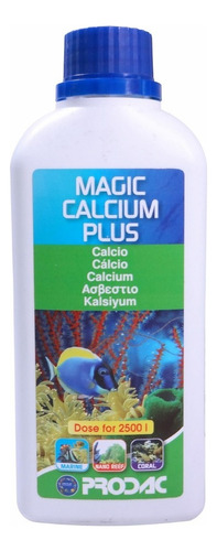 Suplemento de calcio Prodac Magic Calcium Plus de 250 ml