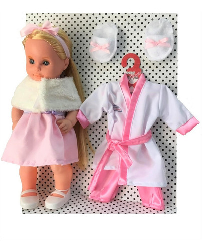Imagen 4 de 10 de Muñeca Set Ropa Lovely Girl 40cm Original New 905 Bigshop