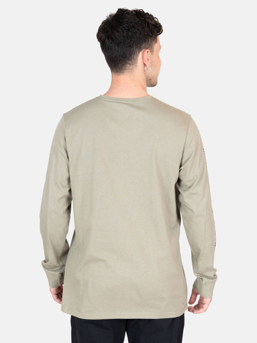 Polera Ml Sunset Swell Verde Hombre Maui And Sons