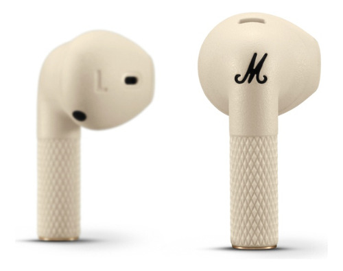 Audífonos Marshall Minor Iii Bluetooth Tws Crema Color Beige