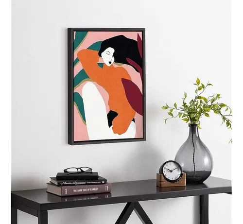 Kate Y Laurel Sylvie Midori Enmarcado Canvas Wall Art Por Al