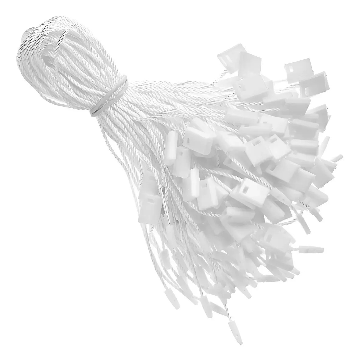 1000 Lacres Para Tag De Roupas E Acessórios Da Moda Cor Branco