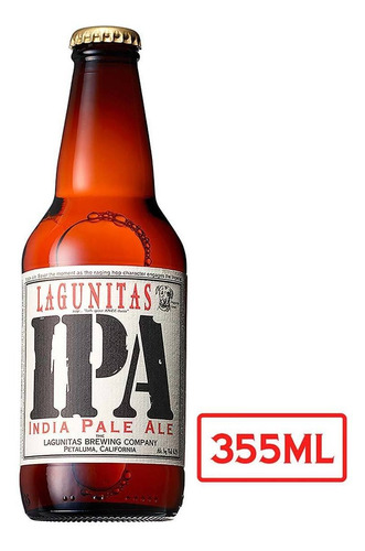 Cerveza artesanal Lagunitas Pale Ale 355 mL