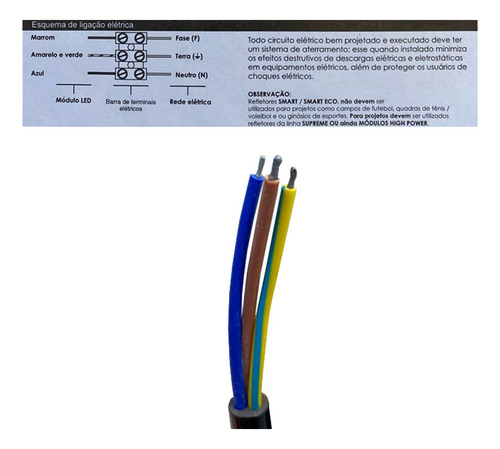 Refletor Led Holofote 30w A Prova D' Água Cores Carcaça Preto Luz Branco-frio 127/220v