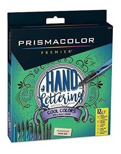 Prismacolor Premier Hand Lettering Set, Varios Colores Fríos