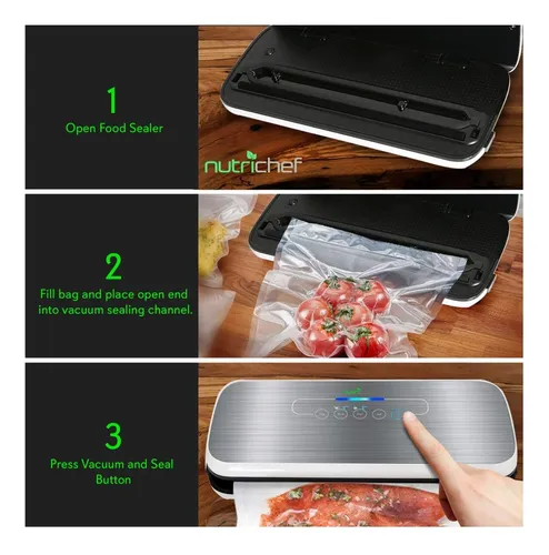 Sistema De Sellado Al Vacío Automático Nutrichef Pkvs