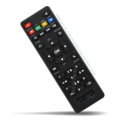 Imagen 1 de 9 de Control Remoto Para Convertidor Smart Tv Box Pc Box Android 