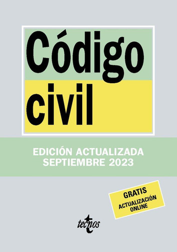 Libro: Codigo Civil 42ª Edicion. Aa.vv. Tecnos