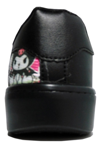 Tenis Urbano Kuromi Tema Hello Kitty Con Llavero De Regalo