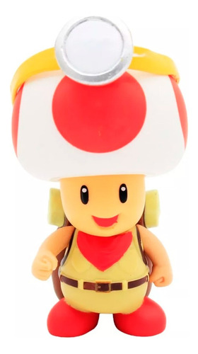 Muñeco Super Mario - Figura Capitán Toad Colección 12 Cm