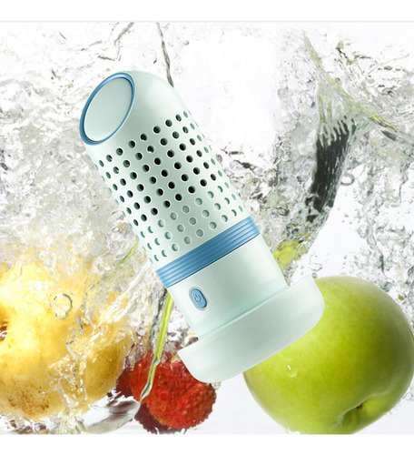Limpiador De Frutas Y Verduras Multifuncional Usb Azul