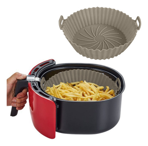 Freidora De Silicona U Fryer, Sartén Para Hornear De Silicon