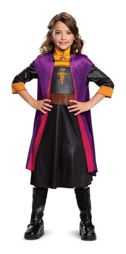 Disfraz Talla 4-6x De Anna Frozen 2 Para Niña- Halloween