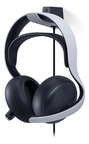 Kit Headset Pulse Elite + Base De Carregamento Ps5 Sony Cor Branco