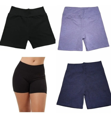 Calzas Corta Shorts / Confeccion Nacional Pack 3 Und 