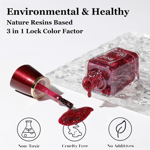 Esmalte De Uñas De Secado Rápido, Gel De Uñas De Alto Brillo