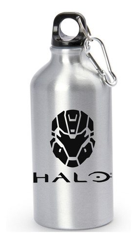 Termo Halo Gamers Botilito Botella Aluminio