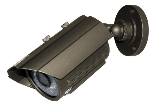 J R Cámara Cctv Diseño Bala Antivandalismo Para Exteriores Color Gris Oscuro