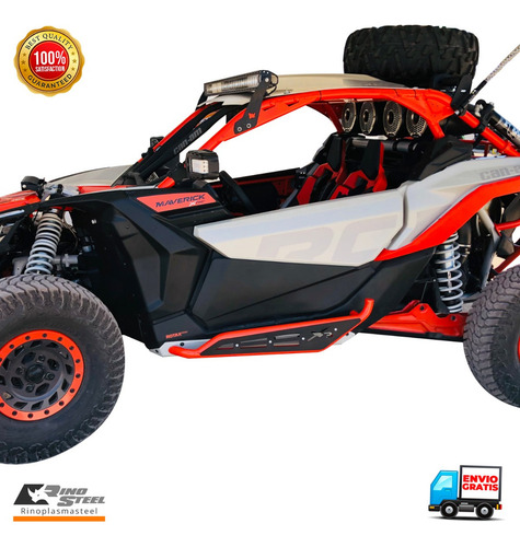 Rock Slider Para Can Am Maverick X3 Dos Plazas Mod 2018-2021