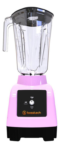 Licuadora Bosstech B2 550w 2v Vaso De Plástico Color Rosa