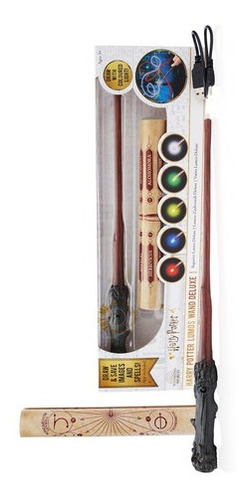 Harry Potter Lumos Wand Deluxe Varita Wabro 59099