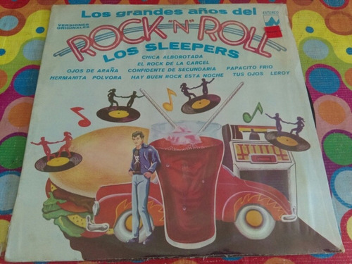 Los Sleepers Lp Los Grandes Años Del Rock N Roll R