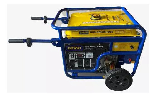 Generador-planta Eléctrica Genpar 7 Kva 110-220v. Gasoil .