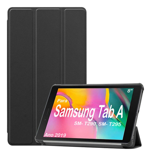 Capa Case Para Samsung Tab A8 8 Sm- T290 T295 (ano 2019) Cor Preto