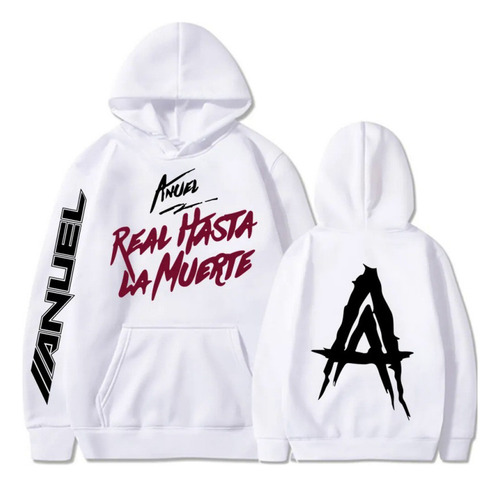 Nueva Sudadera Con Capucha Estampada Anuel Aa