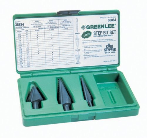 Greenlee 35884 Kwik Paso A Paso Paso Kit De Bits, De 3 Pieza