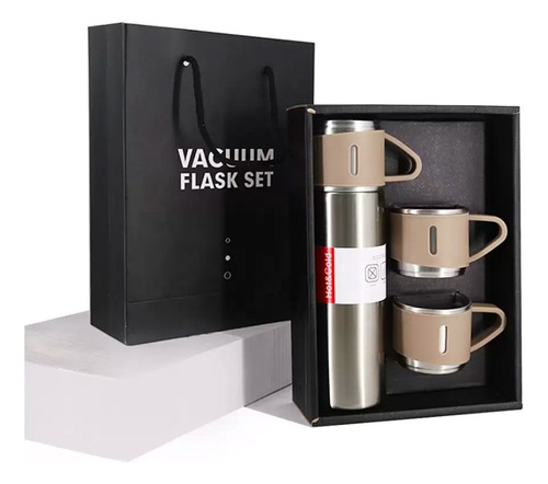 Set Termos De Agua Caliente Frio Termo Café Te+3 Tazas 500ml