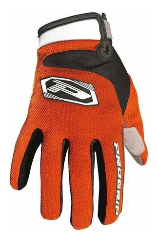 Guantes De Cross Para Niños Naranja. Progrip Italia