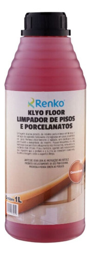 Limpa Pisos E Porcelanatos Concentrado Klyo Floor 1 L Renko
