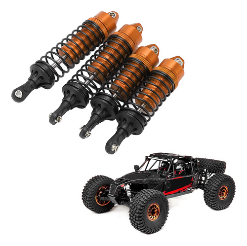 Amortiguador Modelo Rc Springs Shocks, 4 Unidades, Para Losi