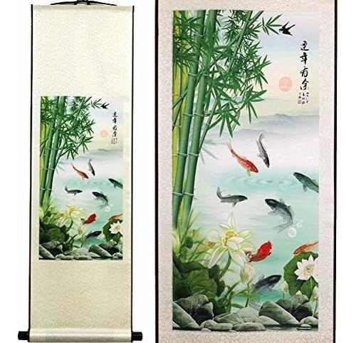 Sweethome Asian Silk Scroll & Picture Scroll & Wall Scroll C