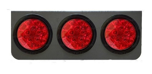 Faro Led Trasero Rojo 3 Marias 24v